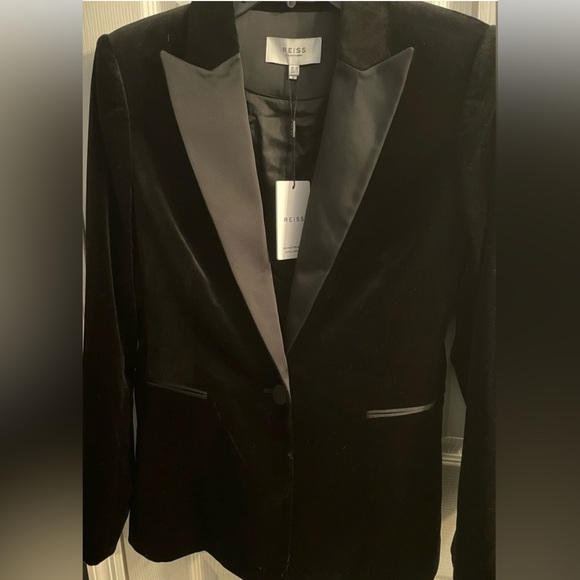 Reiss Velvet Blazer - Picture 9 of 11